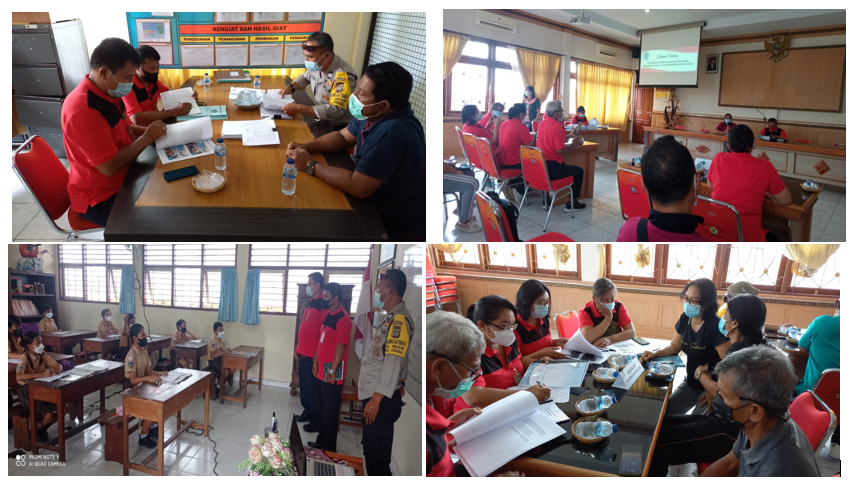 Penilaian Lomba Kelurahan Tangguh dan Aman Covid-19