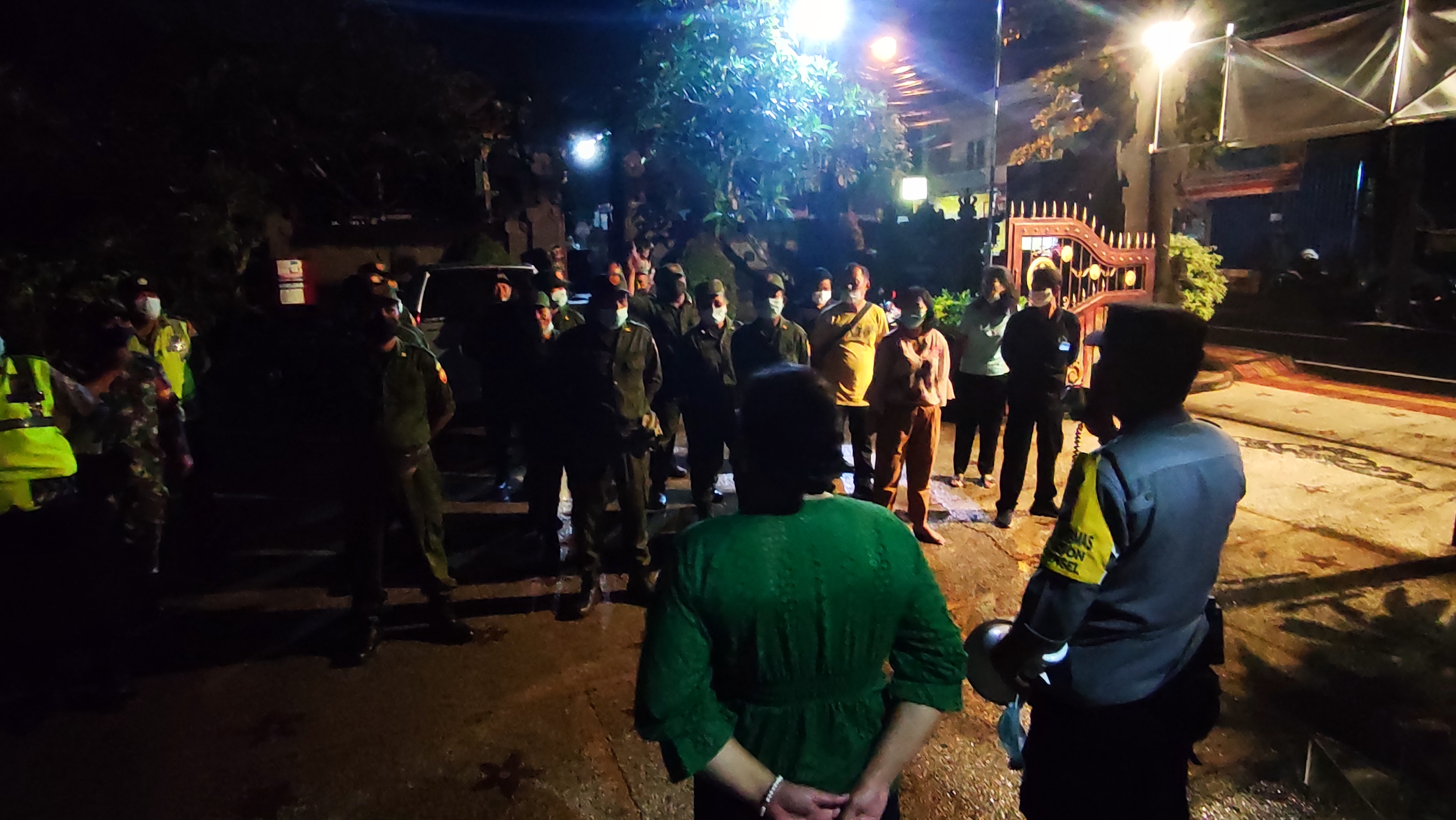 Kegiatan Apel Malam Pengamanan Tahun Baru 2022